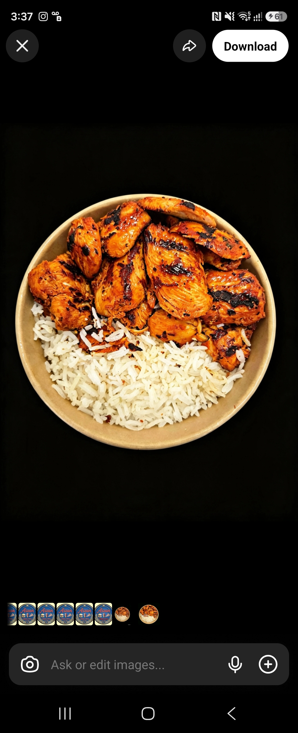 GRILLED CHICKEN AND RICE